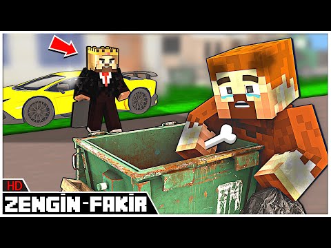 MİNECRAFT ZENGİN VE FAKİR HAYATI FİLMİ! 😱 - Minecraft