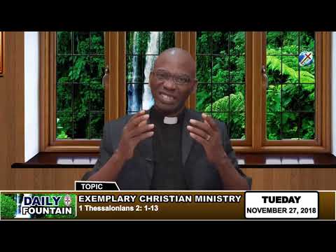 DAILY FOUNTAIN OF NOVEMBER 27, 2018 - VEN. CHRISTIAN I. OKONKWOR