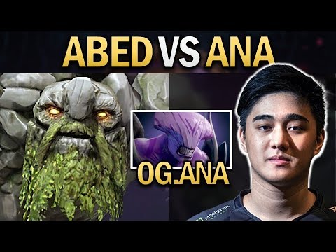 EG.ABED TINY DESTROYS OG.ANA IN PUBS - DOTA 2 GAMEPLAY