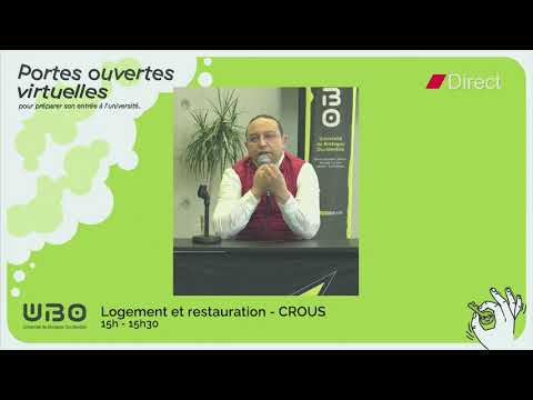 CROUS - Logement et restauration - Portes ouvertes virtuelles 2021