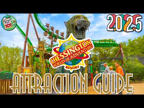 Chessington World of Adventures RIDES & ATTRACTIONS - 2025 - UK's BEST Theme Park + Zoo