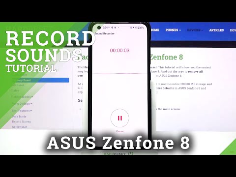 How to Use Sound Recorder on ASUS Zenfone 8 - Operate Voice Recorder