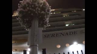 Serenade of the Seas, Up Close, At Night. Thursday, August 29th, 2024.