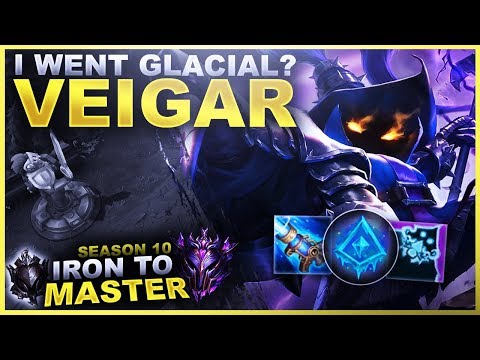 HUZZY WENT GLACIAL ON VEIGAR! - Iron to Master S10 | League of Legends