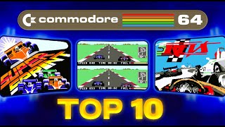 Top 10 Best Track Racing Games for Commodore 64