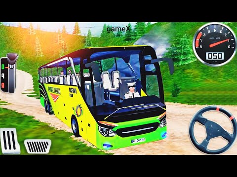 Offroad Coach Bus Driving 2025 | Real Uphill Bus Simulator 3D Gameplay (Android)