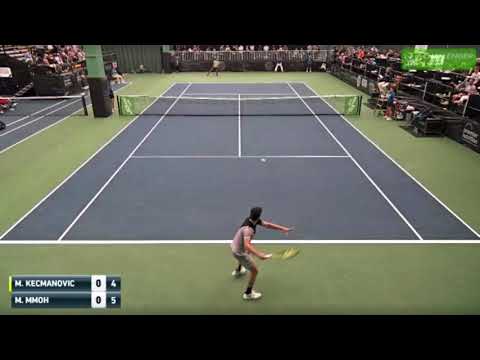 Michael Mmoh vs Miomir Kecmanovic | QF San Francisco Set 1 Highlights