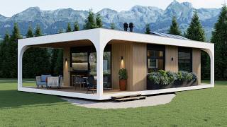 Casa Pequena e Moderna de 52m² | 6,50x8,00m