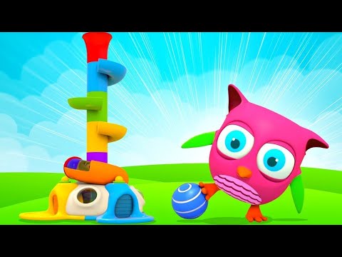 Educational cartoons for preschoolers. Play with Hop Hop the Owl  Learn colors for kids.