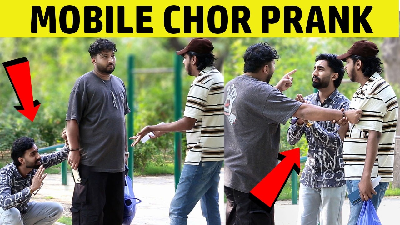 Mobile Chor Prank😂 || Funniest Reactions || by Sharik Shah & Iqbal Malik