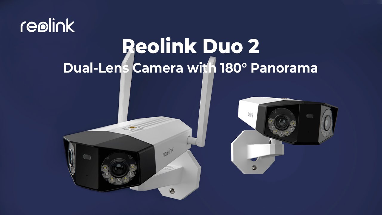 Reolink Caméra réseau Duo 2 WiFi Panneau solaire 2 inclus