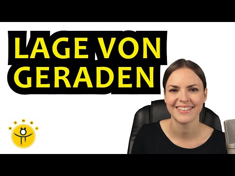 LAGE VON GERADEN im Raum – Lagebeziehung, analytische Geometrie, Vektoren