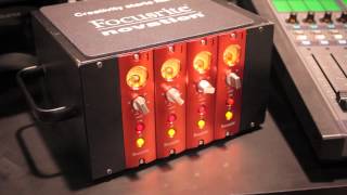 Video thumbnail for Focusrite Red One 500 Series Preamp NAMM 2014 by DV247 Music Store UK TV