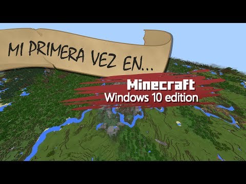 My first time in Minecraft Windows 10 Edition