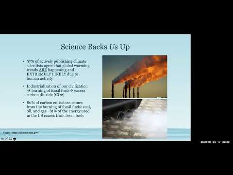 Conservation Conversations: Friday, May 29, 2020. Topic: Climate Change 101