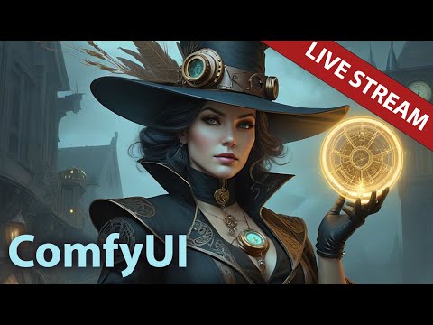 ComfyUI - Live Stream! Let's make some amazing art with Stable Diffusion!