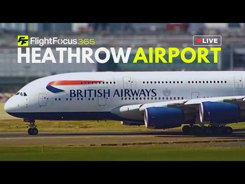 Heathrow Airport Live - Tuesday 24th Feb 2026