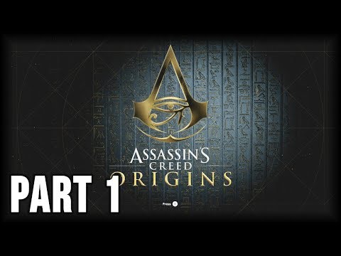 Assassin’s Creed Origins - 100% Walkthrough Part 1 [PS4] – Intro (Hard)
