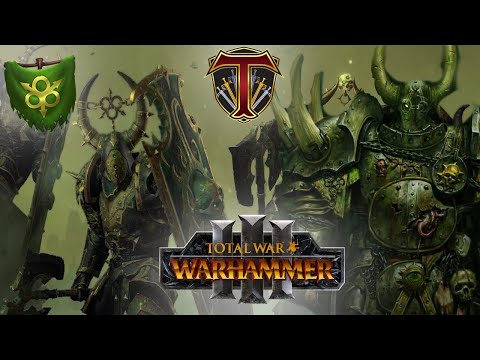 Thick Nurgle Heroes! Nurgle vs Tomb Kings - Total War Warhammer 3