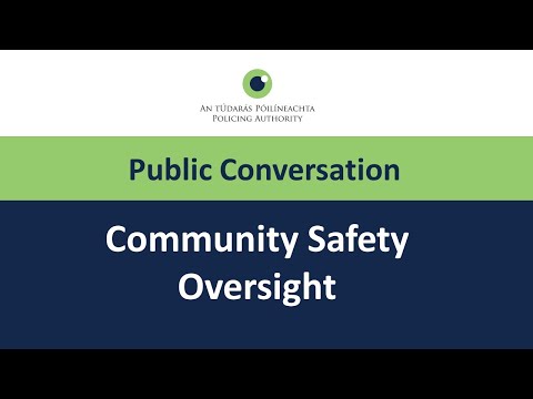 Public Conversation on Community Safety Oversight