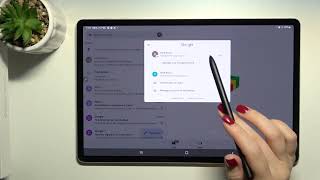 How to Logout From Gmail Account on SAMSUNG Galaxy Tab S8+ - Manage Gmail Account
