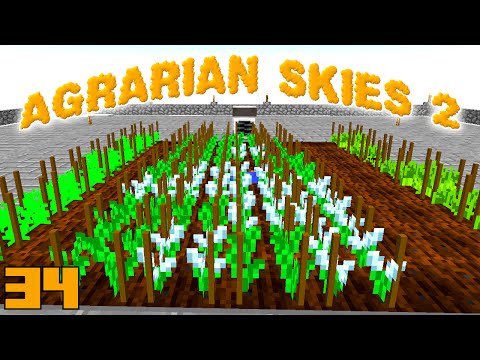 Minecraft Mods Agrarian Skies 2 - SILVER FARM !!! [E34] (Modded Skyblock)