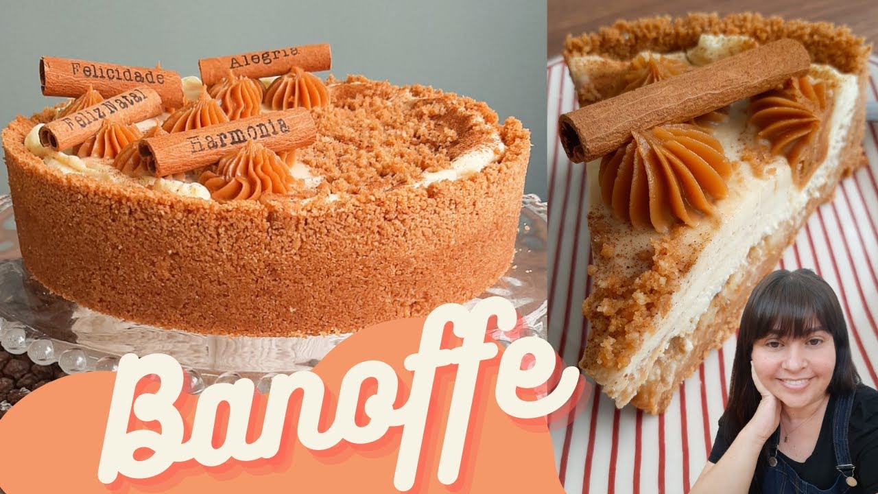 COMO FAZER BANOFFE I TORTA DE BANANA CARAMELIZADA E DOCE DE LEITE I SOBREMESA DE NATAL