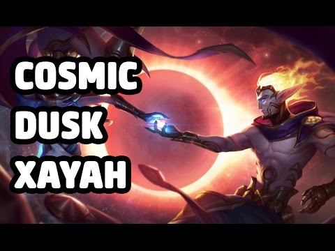 COSMIC DUSK XAYAH SKIN SPOTLIGHT - LEAGUE OF LEGENDS