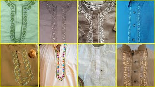Gents kurta embroidery designs / hand embroidery gents kurta #embroidered #embroidery #handbroidery 