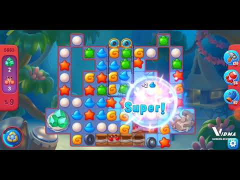 Fishdom. 5663 hard level no boosters and diamonds