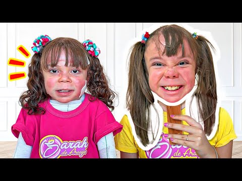 Sarah and Eloah in a fun BABY MASK story | Sarah de Araújo