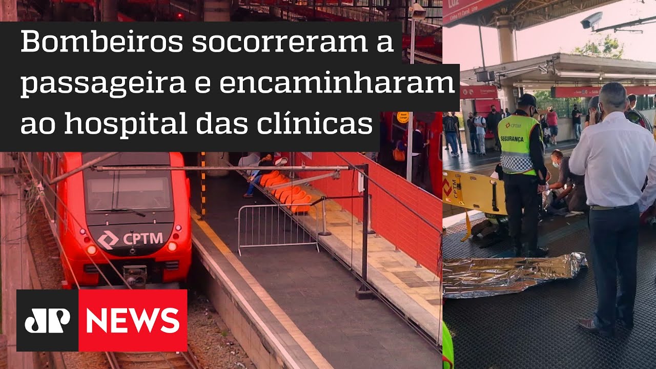Watch Now Mulher fica gravemente ferida ao cair em vão de trem em SP Mulher fica gravemente ferida ao cair em vão de trem em SP
