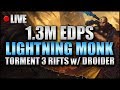 Diablo 3 Reaper Of Souls LIVE 1 3M EDPS Lightning Monk 27M Crits 05 25 14
