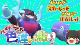【ポケモンSV】一度の厳選で色違い二匹！？納得のカラーリングなイルカマンの色違いをゲットしたい！【ゆっくり実況】