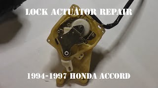 1994-1997 Honda Accord Door Lock Actuator Repair