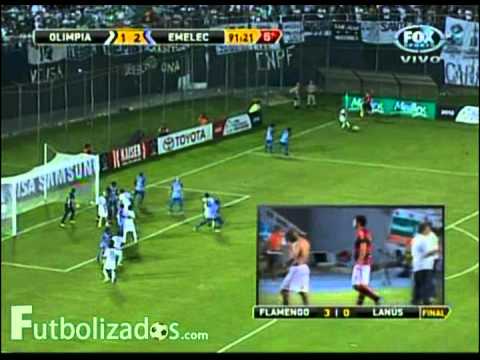 Olimpia 2 - Emelec 3. Copa Libertadores 2012.