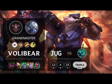 Volibear Jungle vs Hecarim - KR Grandmaster Patch 11.7