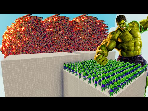 200x HULK + 1x GIANT vs EVERY GOD - Totally Accurate Battle Simulator TABS