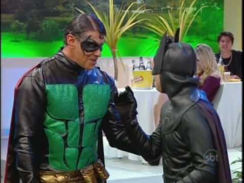 Batman e Robin com o Bope da Tropa de Elite do SBT
