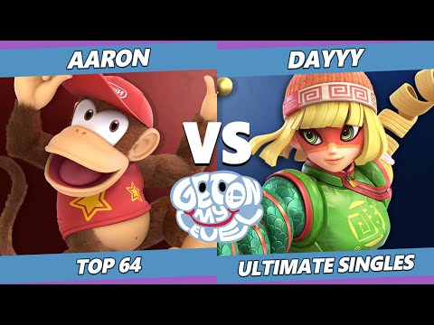 GOML 2022 Top 64 - Aaron (Diddy Kong) Vs. Dayyy (Min Min) SSBU Ultimate Tournament