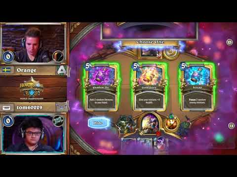 Orange vs tom60229   Hearthstone World Championship