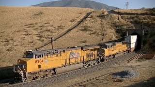 Tehachapi- UP Cement Train, Cliff and Rowen area!