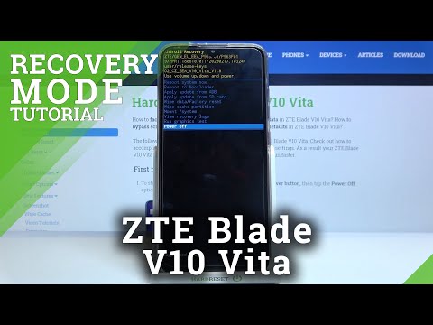 How to Enter Recovery Mode in ZTE Blade V10 Vita – Turn On / Off Recovery Mode