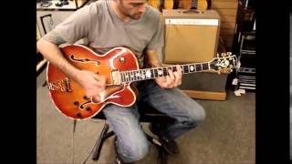 Video thumbnail for Samick Artist Series HJS650-TR Hollowbody Sunburst Electric Guitar by GravityMusicGearCO