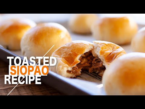 Baked Siopao | Toasted Meat Buns | Toasted Siopao...