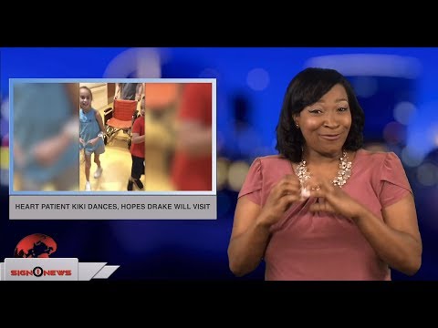 Heart patient Kiki dances, hopes Drake will visit (ASL - 8.18.18)