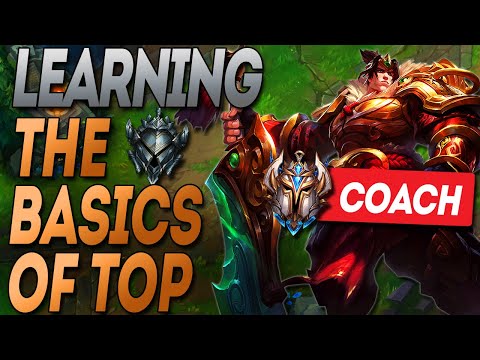 New silver player learns the fundamentals of top tane, Challenger League of Legends Coaching.