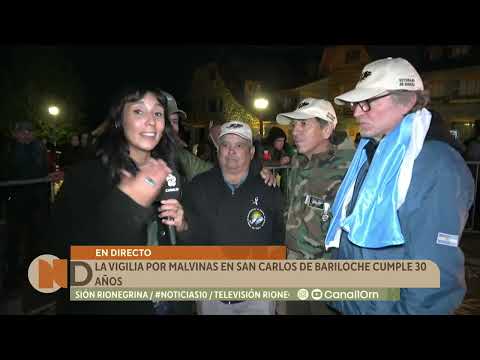 La vigilia por Malvinas en San Carlos de Bariloche cumplió 30 años