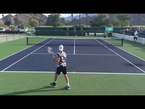 Courtside Indian Wells 2017 Extra Footage - Wawrinka, Fritz, Kyrgios