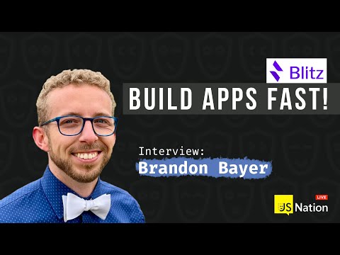Build Fullstack Apps in Record Time with Blitz.js | Interview :: Brandon Bayer (2021)